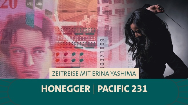 Die Dirigentin Erina Yashima erklärt Honeggers "Pacific 231" | Bildquelle: © Todd Rosenberg / dpa