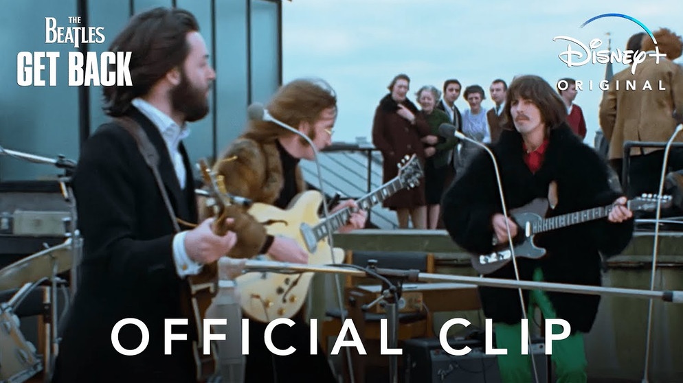 "Get Back" Rooftop Performance | The Beatles: Get Back | Disney+ | Bildquelle: Walt Disney Studios (via YouTube)