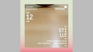 CD-Cover Stille | Bildquelle: Wergo
