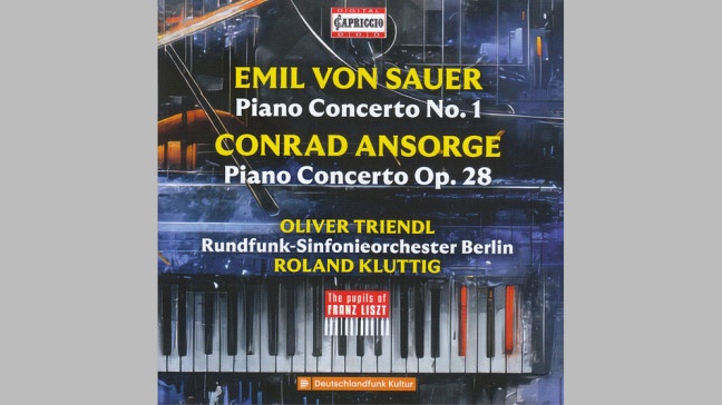 CD-Cover: Emil von Sauer, Conrad Ansorge: Klavierkonzerte | Bildquelle: Capriccio
