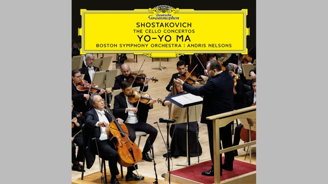 CD_Cover Schostakowitschs Cellokonzerte mit Yo-Yo Ma und Andris Nelsons | Bildquelle: DGG