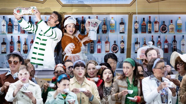 Szene aus "Cavalleria rusticana / Pagliacci" an der Bayerischen Staatsoper, 2025 | Bildquelle: Geoffroy Schied