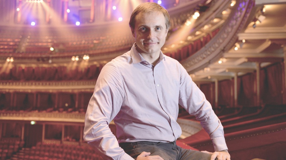 Dirigent Wassili Petrenko in der Royal Albert Hall | Bildquelle: dpa-Bildfunk/Graham Flack