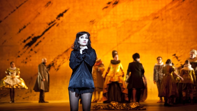 Szenenbild aus der Inszenierung von Monteverdis "L'Incoronazione di Poppea" an der Staatsoper Berlin, Premiere vom 9. Dezember 2017 | Bildquelle: © Bernd Uhlig