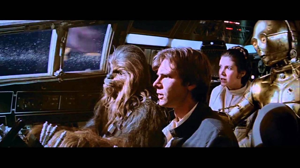 Millennium Falcon Asteroid Field Scene - The Empire Strikes Back 1980 (1080p) | Bildquelle: Love Star Wars (via YouTube)