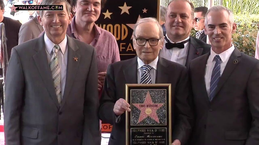 FILM COMPOSER ENNIO MORRICONE HONORED WITH HOLLYWOOD WALK OF FAME STAR | Bildquelle: walkoffame (via YouTube)