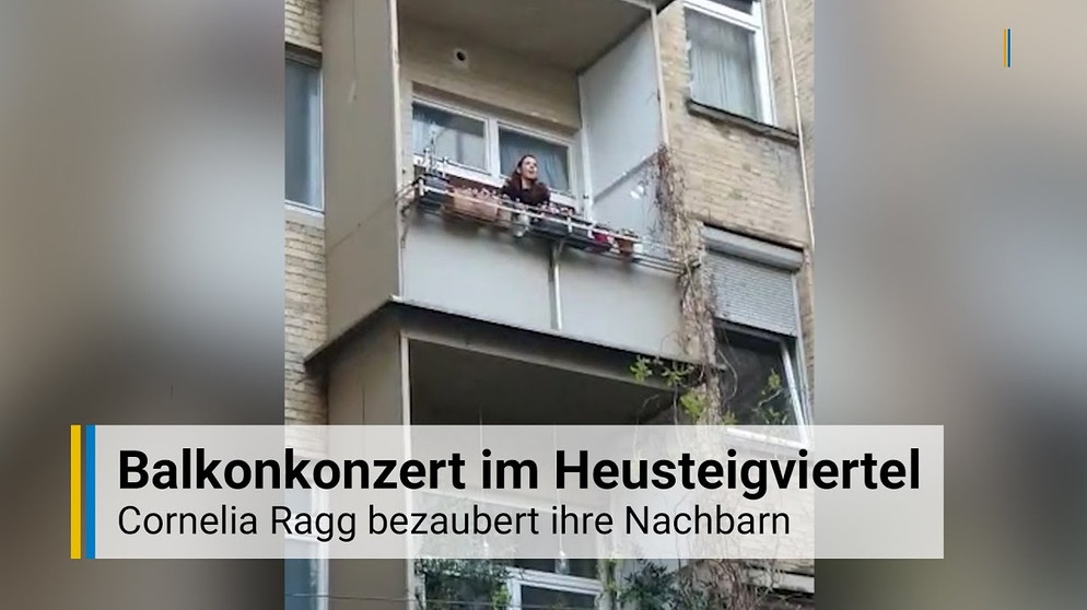 Balkonkonzert im Heusteigviertel: Cornelia Ragg bezaubert ihre Nachbarn | Bildquelle: Stuttgarter Zeitung & Stuttgarter Nachrichten (via YouTube)