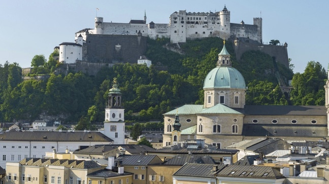 Burgansicht der Stadt Salzburg | Bildquelle: imago/imagebroker