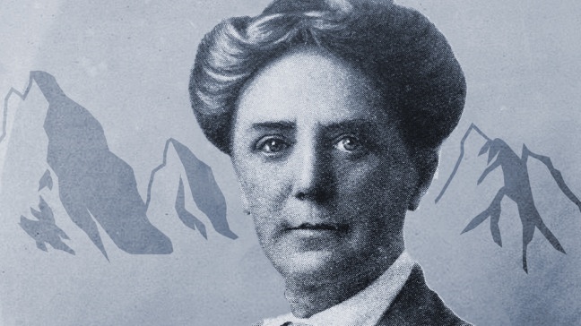 Die Komponistin Ethel Smyth und die Berge | Bildquelle: picture-alliance/dpa / Montage BR