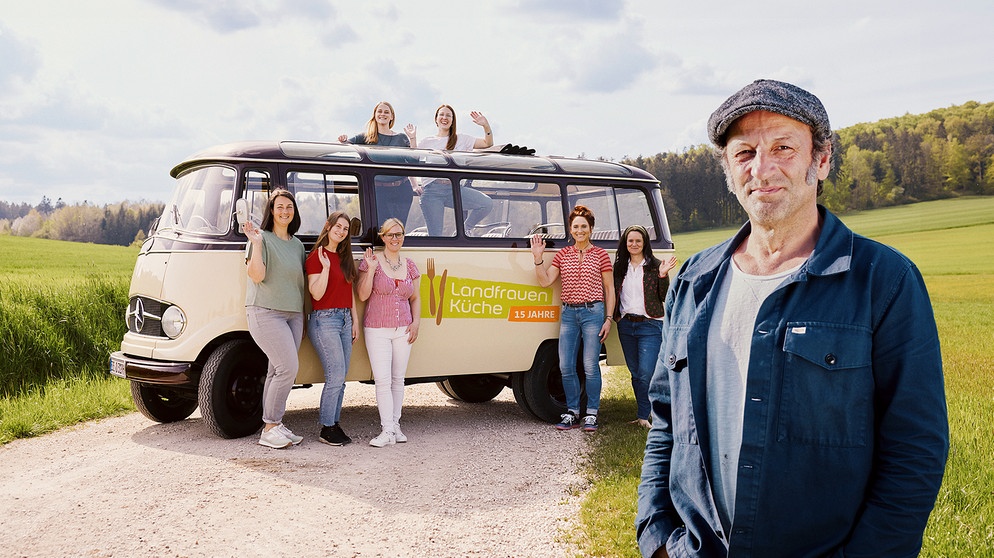 Von links: Anna Pex, Theresa Bub, Christin Ebenbeck, Anna-Maria Deinhardt, Nadine Manger, Martina Fischer, Anna Ostermeier und Schmidt Max. | Bildquelle: BR/megaherz gmbh/Philipp Thurmaier
