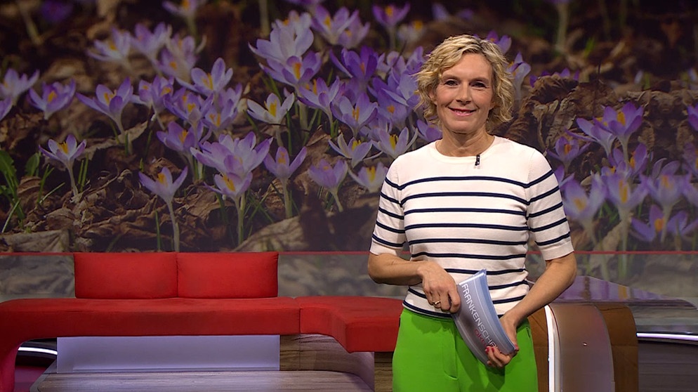 Moderatorin Julia Büchler in der Frankenschau aktuell vom 19. Februar | Bildquelle: BR