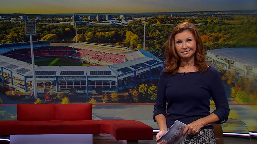 Karin Schubert moderiert die Frankenschau aktuell vom 20. Juni | Bildquelle: BR