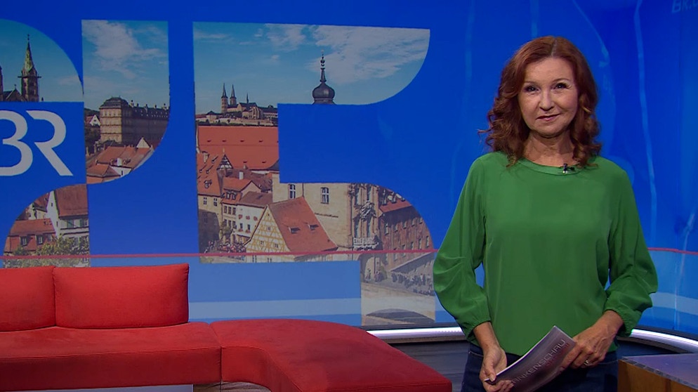 Karin Schubert moderiert die Frankenschau aktuell vom 1. Juli | Bildquelle: BR
