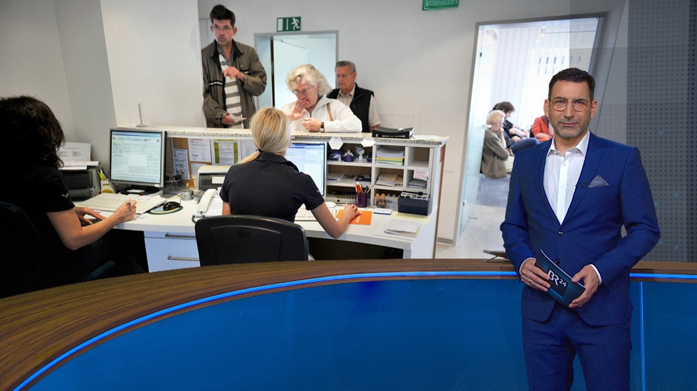 Moderator Till Nassif im BR24-Studio | Bildquelle: BR
