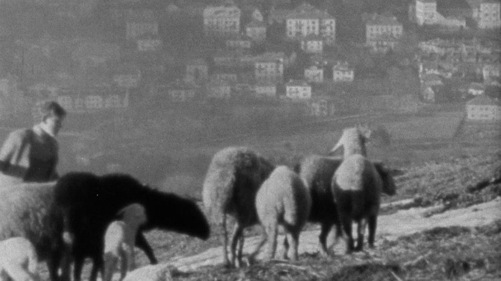 Schäferszene mit Blick auf Brixen. | Bildquelle: BR