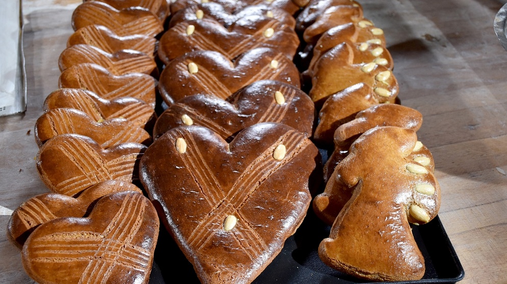 Lebkuchen aus Bäckermeister Claus Beckers Backstube. | Bildquelle: BR/SWR/Wolfgang Junglas