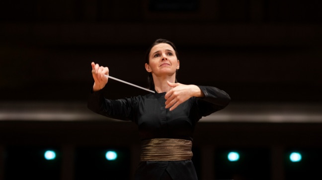 Die ukrainische Dirigentin Oksana Lyniv. | Bildquelle: BR/Astrid Ackermann