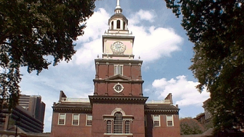 Die Unabhängigkeitshalle in Philadelphia. | Bildquelle: BR/SWR