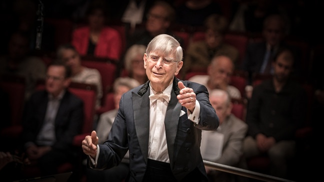 Dirigent Herbert Blomstedt. | Bildquelle: BR/Peter Meisel