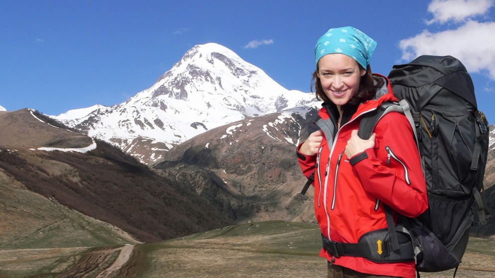 Julia Finkernagel in Georgien. | Bildquelle: BR/MDR/Julia Finkernagel