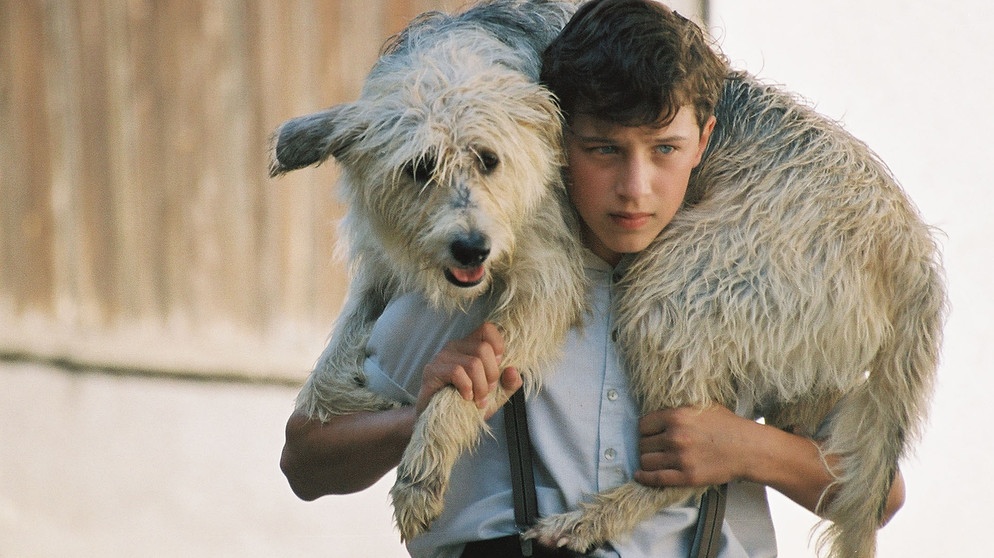 Toni (Lorenz Strasser) rettet seinen Hund Strupp. | Bildquelle: BR/KEVIN LEE Film GmbH/Meike Birck