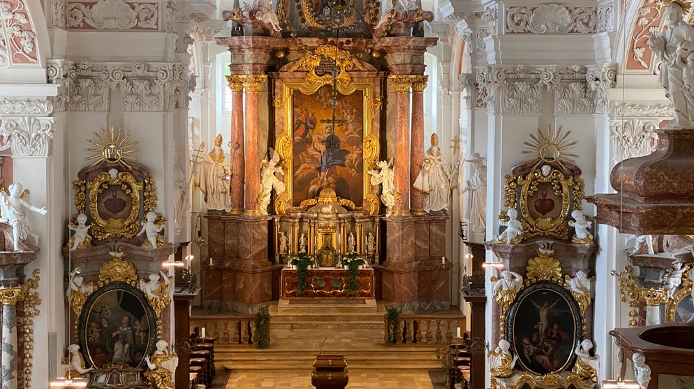 Kloster- und Pfarrkirche Speinshart: Innenansicht. | Bildquelle: BR/Christian Wölfel