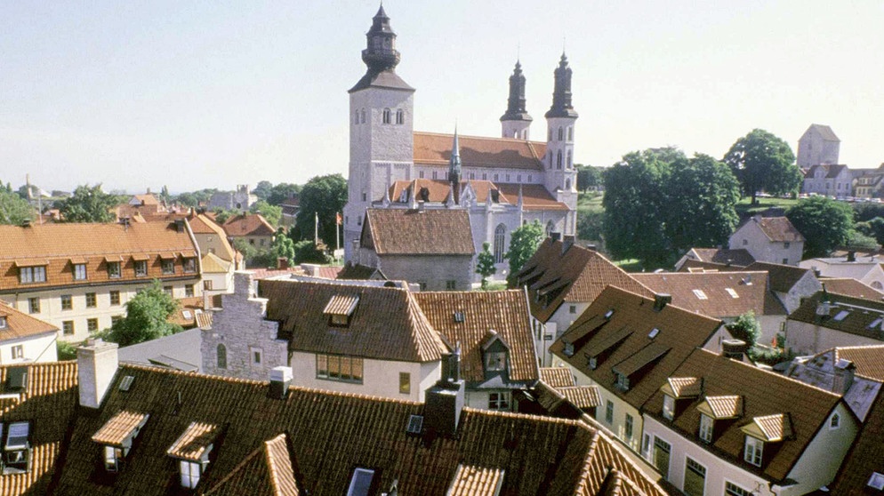 Visby mit Domkirche St. Marien. | Bildquelle: BR/SWR