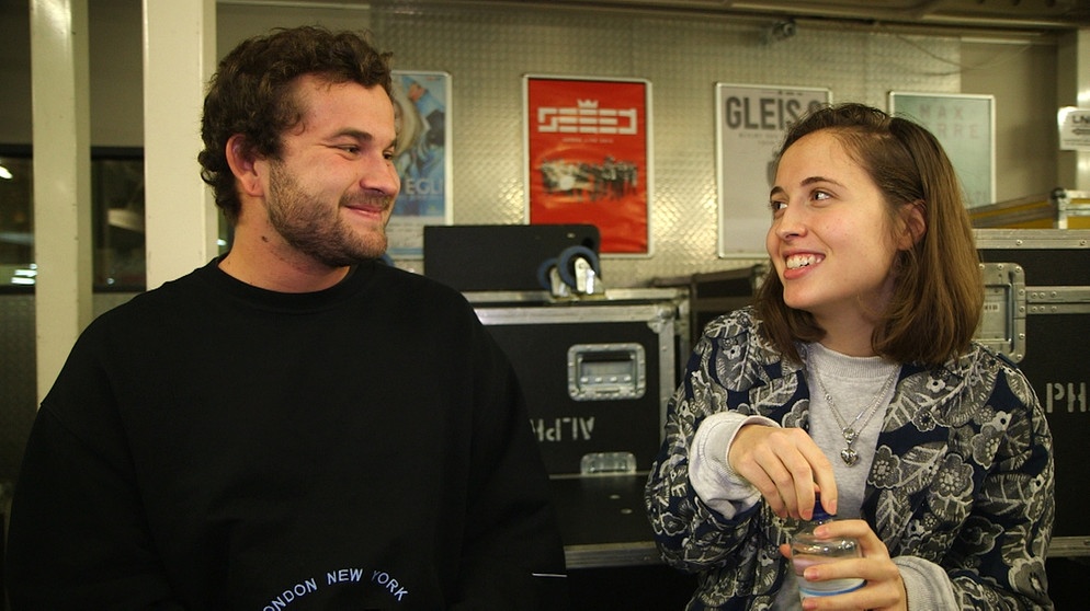 Startrampe-Host Fridl Achten und Alice Merton. | Bildquelle: BR/Markus Schmidt