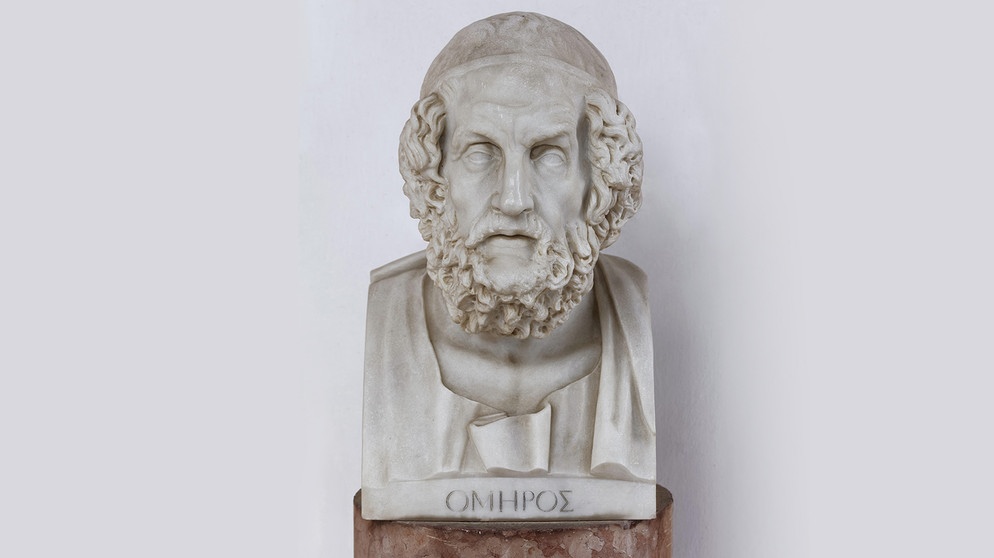 Büste des griechischen Dichters "Homer", Achilleion Palast, Gastouri, Insel Korfu | Bildquelle: picture-alliance/dpa