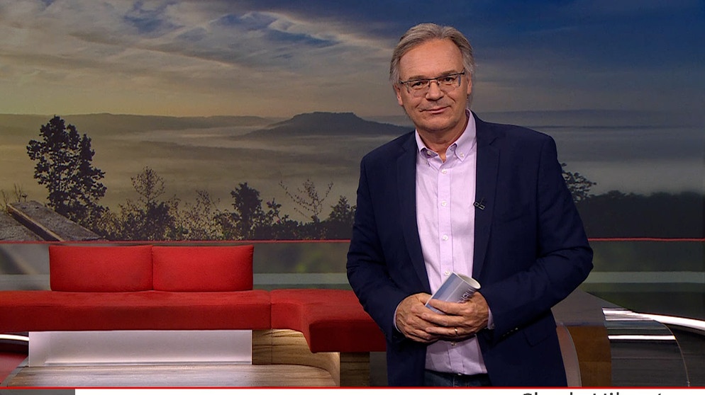 Charly hilpert moderiert die Frankenschau aktuell | Bildquelle: BR