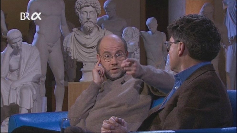 Harald Lesch und Wilhelm Vossenkuhl | Bildquelle: Bayerischer Rundfunk