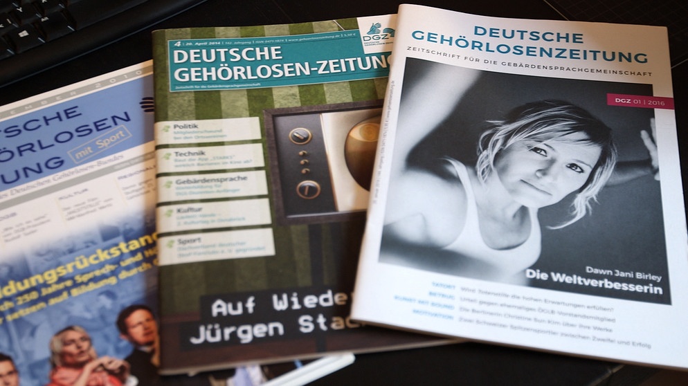 Die Deutsche Gehörlosenzeitung | Bildquelle: BR
