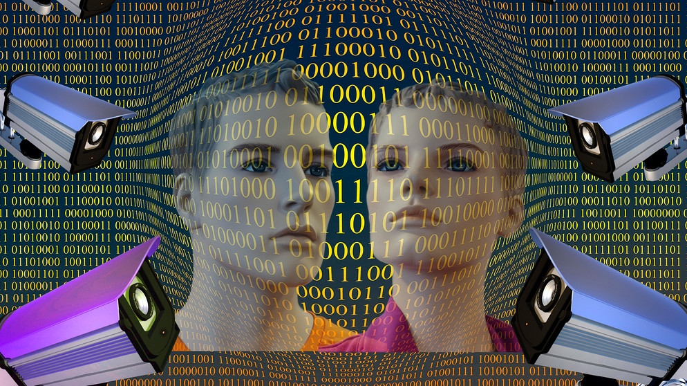 
FOTOMONTAGE, Clearview, automatische Gesichtserkennung, Datensammlung, weltweite Kameraüberwachung, Datenschutz, Privatsphäre, Persönlichkeitsschutz, Spionage, Menschen-rechte, Polizei, Geheimdienst, Deutschland, Europa | Bildquelle: picture alliance / AP Photo | Uncredited