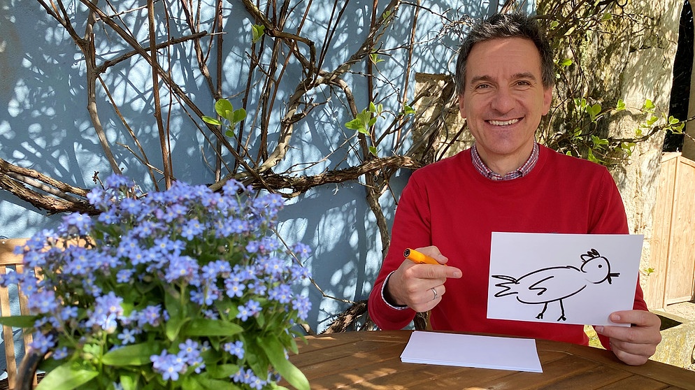 Florian Schrei, Moderator der Magazinsendung "Zwischen Spessart und Karwendel" im BR Fernsehen | Bildquelle: BR/Claudia Eberle