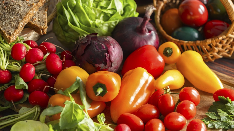Paprika und Tomaten | Bildquelle: Picture alliance/dpa