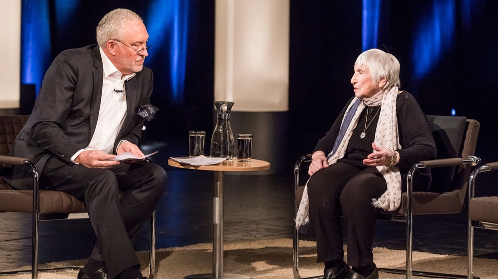 v.r. Andreas Bönte und Esther Bejarano | Bildquelle: BR