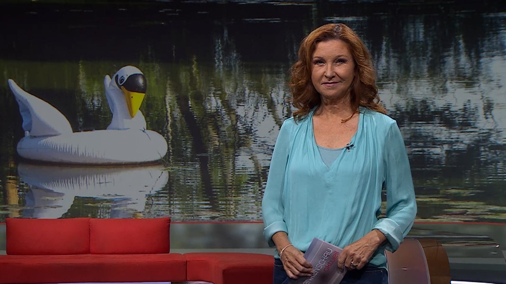 Karin Schubert moderiert die Frankenschau aktuell. | Bildquelle: BR