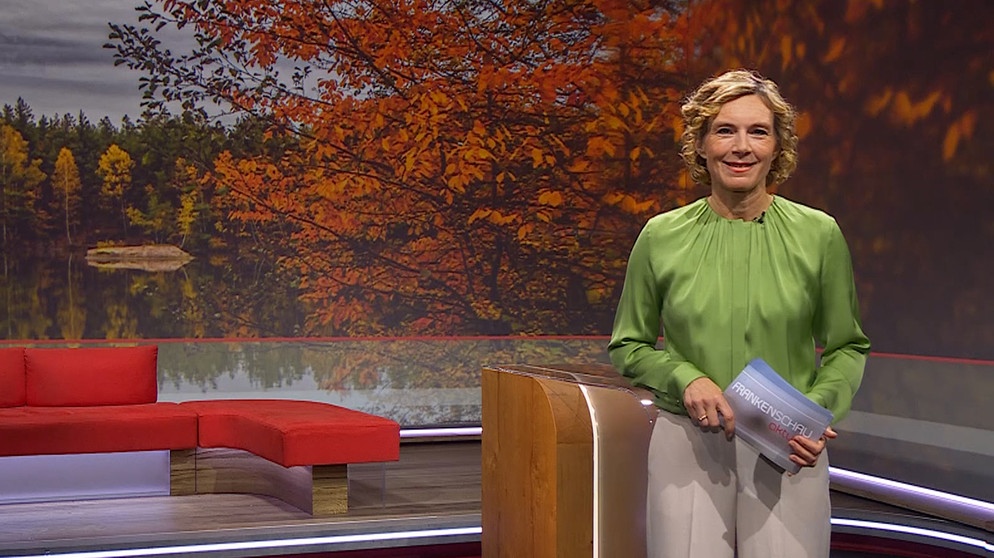Julia Büchler moderiert die Frankenschau aktuell. | Bildquelle: BR