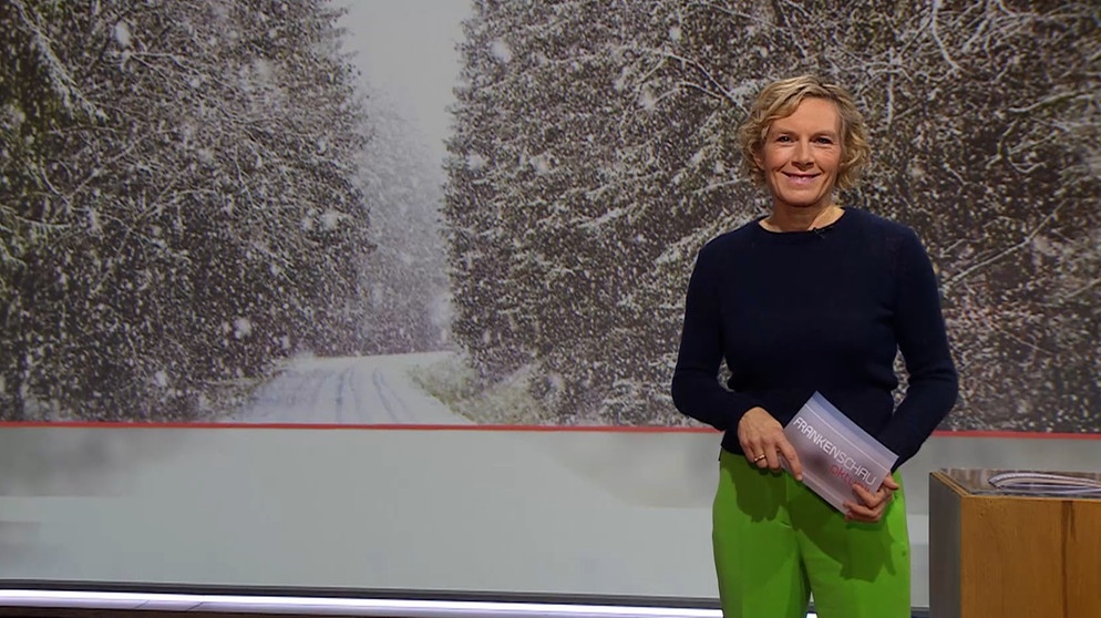 Julia Büchler moderiert die Frankenschau aktuell. | Bildquelle: BR