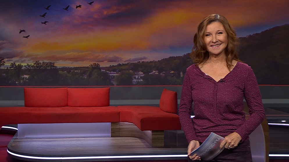 Karin Schubert moderiert die Frankenschau aktuell. | Bildquelle: BR