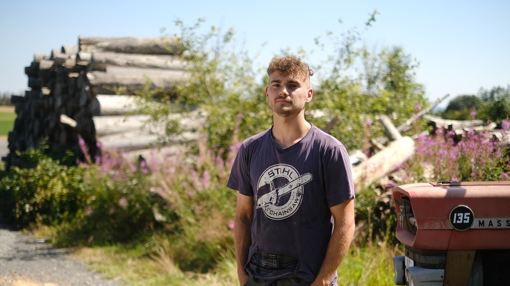 Kilian Körner übernimmt den Forstbetrieb seines Vaters | Bildquelle: BR