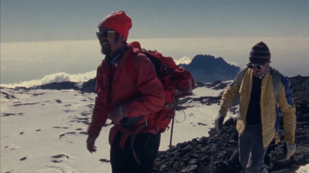 Bergsteiger am Kilimandscharo (Screenshot aus Archivfilm 1978) | Bildquelle: Bayerischer Rundfunk 2025