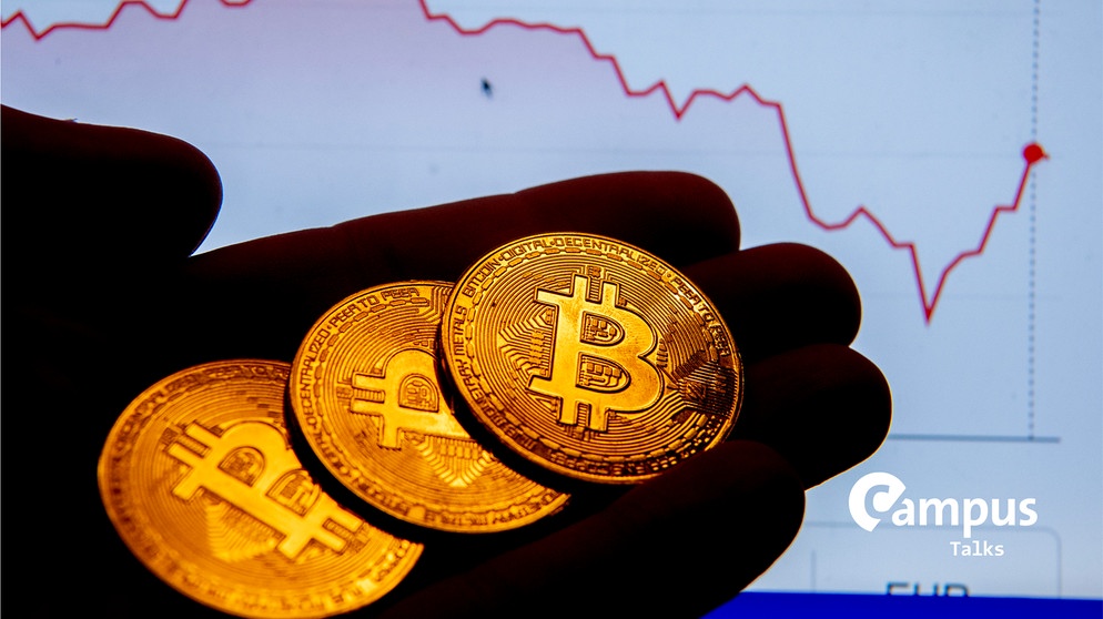 ILLUSTRATIVE - Bitcoin's price has fallen sharply.  | Bildquelle: picture-alliance/dpa