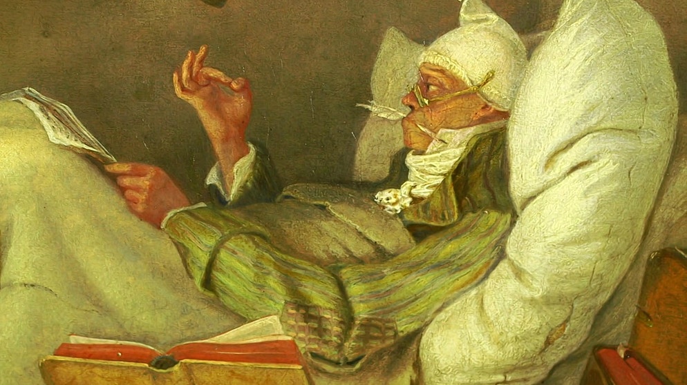 Carl Spitzwegs "Armer Poet" | Bildquelle: Bayerischer Rundfunk
