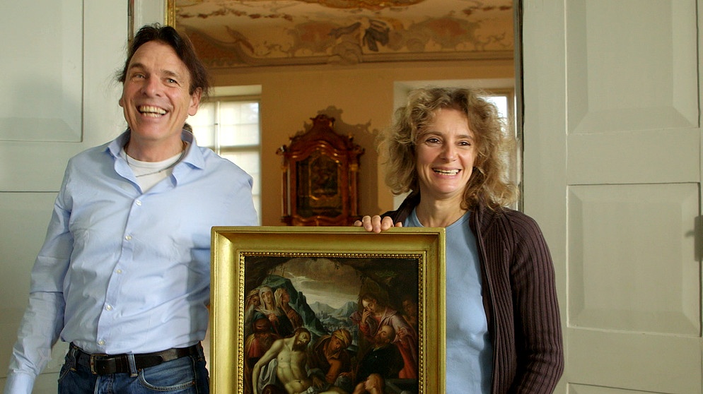 Ein Auktionshaus hatte das Gemälde abgelehnt: Das vermeintlich wertvolle Erbstück aus dem frühen 17. Jahrhundert sei nur ein Druck. Ob die Experten von "Kunst + Krempel" in der Residenz Kempten zu einem anderen Urteil kommen? | Bildquelle: BR