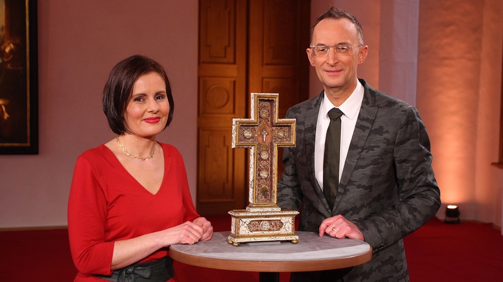 Die "Kunst + Krempel"-Experten für religiöse Volkskunst: Alexandra Ulrich, Dr. Frank Matthias Kammel | Bildquelle: BR