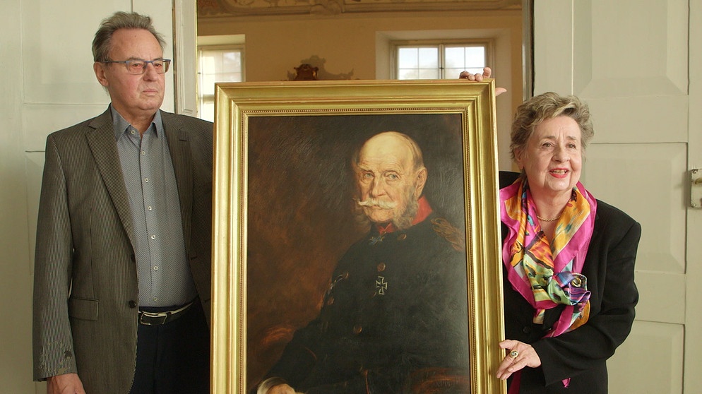 Stammt dieses Porträt des deutschen Kaisers Wilhelm I. wirklich vom berühmten Münchner Maler Franz von Lenbach? Die Besitzer sind sich unsicher ... | Bildquelle: BR