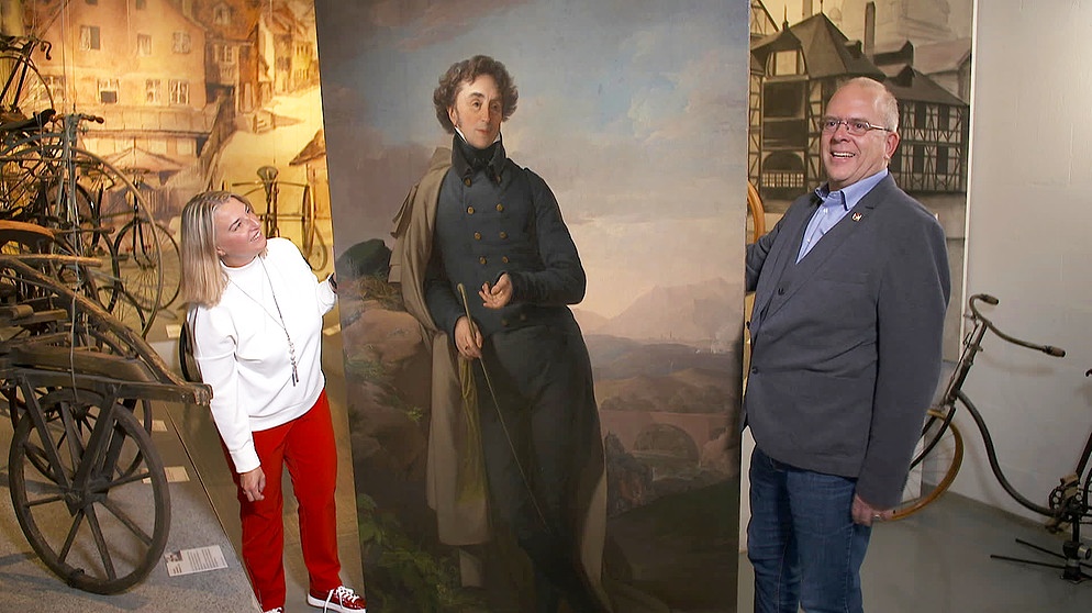 Ein Dandy wie er im Buche steht, überlebensgroß gemalt im Jahre 1820. Cool oder nicht: in der Familie sind die Meinungen geteilt. Der Wert ist jedenfalls überraschend!
Geschätzter Wert: 15.000 bis 18.000 Euro | Bildquelle: BR