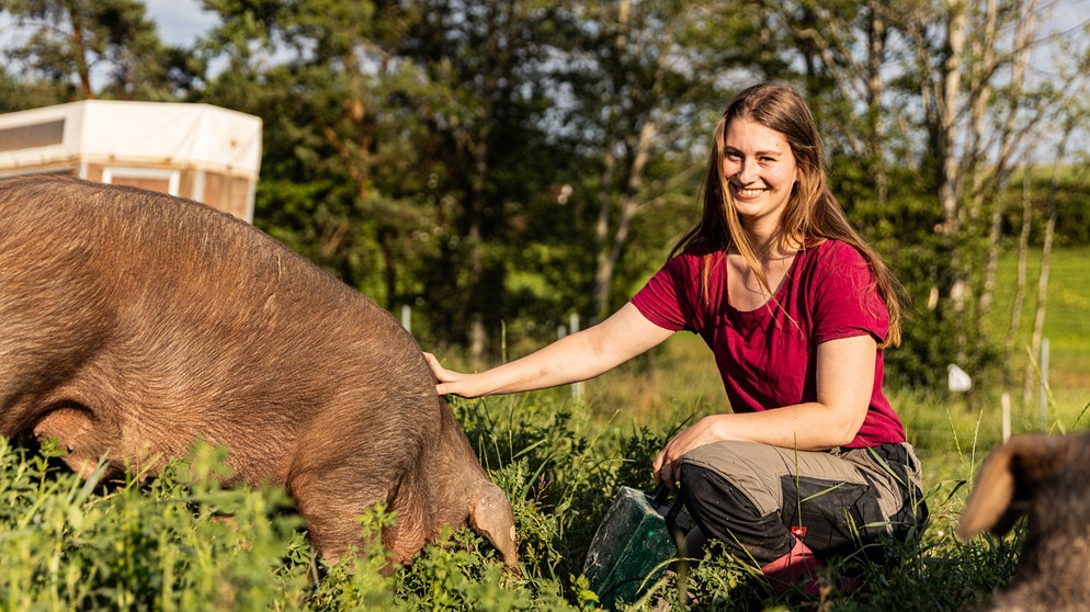 Theresa Bub aus Mittelfranken. | Bildquelle: BR/megaherz gmbh/Melina Hehemeyer