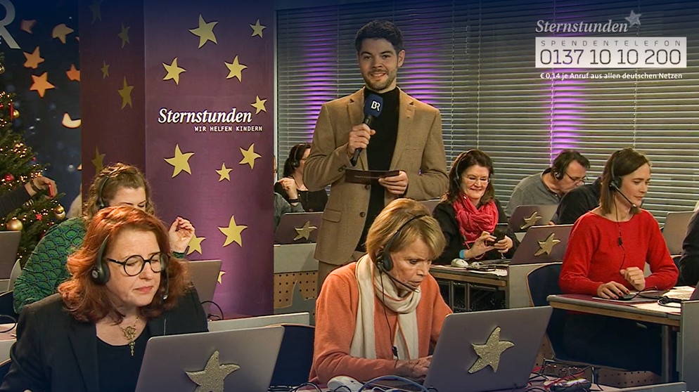 Andi Christl - Live aus der Spendenzentrale im Funkhaus München 2024 | Bildquelle: BR